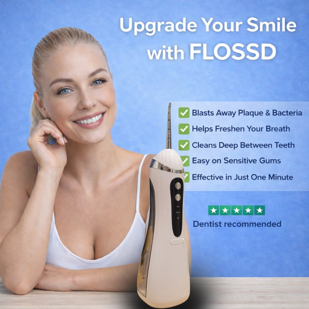 FLOSSD - Portable Waterproof Water Flosser